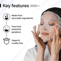 PYOURA Aloe vera Soothing Face Sheet Mask | 100% Natural, Alcohol & Paraben-Free | Vegan & Cruelty-Free | Refreshes Skin, Reduces Dullness | For All Skin Types | Pack of 2, Each 23g