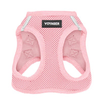 Voyager Step-in Air Dog Harness - All Weather Mesh Step in Vest Harness for Small and Medium Dogs and Cats by Best Pet Supplies - Harness (Pink), XXX-Small Harness (Pink) XXXS (Chest: 10 - 11.5