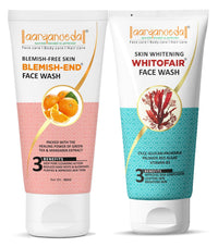 Aryanveda Blemishend Face Wash 60ml And Whitofair Unisex Face wash That Brightens Up Skin | UV Absorption | Regulates Melanin, 60ml