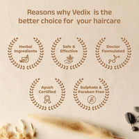 Vedix Customized Hair Fall Control Regimen For Normal/Oily Hair - Dry Scalp & Wavy Hair - 3 Product Kit - Anti Hair Fall Oil With Onion+Indian Licorice - Hair Growth Serum
