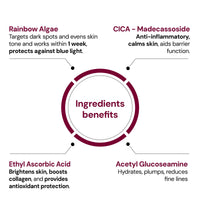 SUGANDA SKINCARE Vitamin C Serum 10% | Helps Brighten And Reduce Dark Spots, And Hyperpigmentaion | With Soothing Cica And Hydrating Hyaluronic Acid And Rainbow Algae| Suitable For Sensitive Skin.