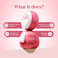 Clayco. Rice & Ceramide Moisturizer | Intense Hydration, Skin Barrier Repair & Brightening | Lightweight & Fast-Absorbing | With Exosomes, Rice Extracts, Ceramides & Vitamin B12 | 50ml