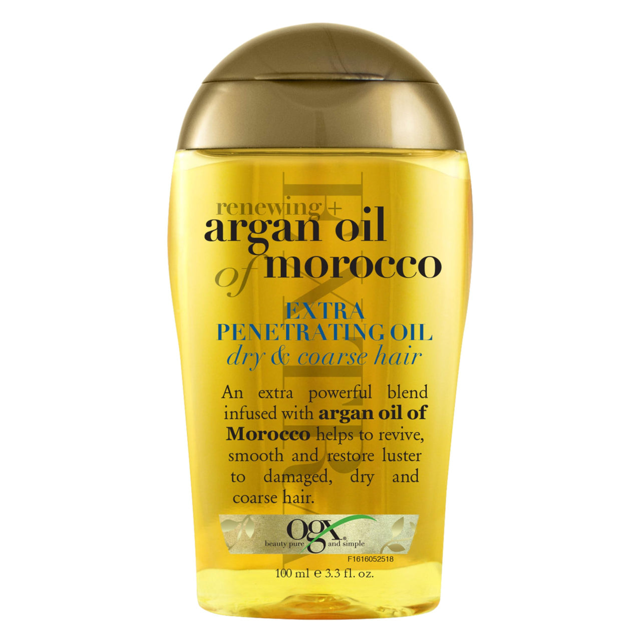 OGX Argan Oil of Morocco Extra Penetrating Oil for Renewing Plus Dry and Coarse Hair, 100ml