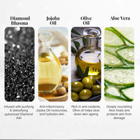 VLCC Diamond Facial Kit - 60g | Skin Purifying with Parlour Glow | Improves Skin Elasticity, Brightens and Helps Lighten Patchy, Damaged Skin | with Colloidal Diamond, Aloe Vera, Jojoba & Olive Oil