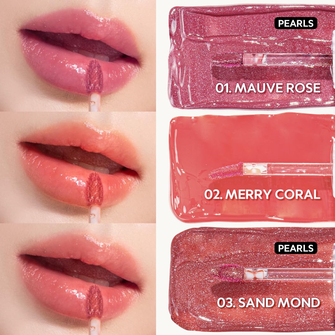 TIRTIR Waterism Tinted Lip Gloss | #05 SCOTCH SHOT, 4 g – Kiss Ready Lipgloss | 12H Long Lasting Non Sticky Natural Tinted Glow Korean Multiuse Cheek and Lip | Tint for Women gift