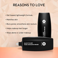 SUGAR Cosmetics Base Of Glory Pore Minimizing Primer | Long Lasting & Smooth Base I Oil Control | Blurs Pores | 30ml