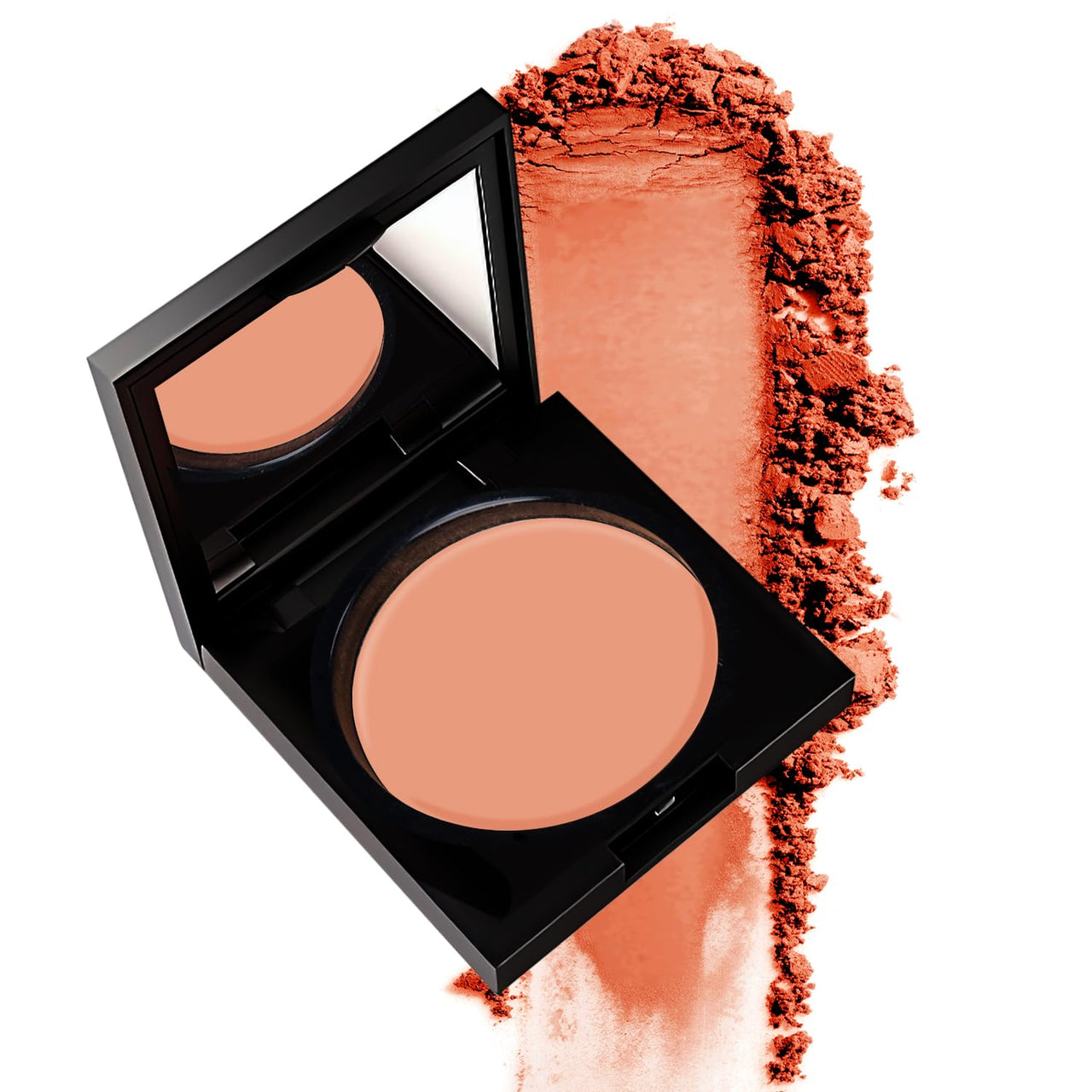 SOKU Wake Up to Make Up Matte Compact Powder with SPF & Castor Oil | Lightweight & Shine Control | Long Lasting| Conceals Imperfections, Provides Even Tone Complexion (Beige Nude 03) - 9 g