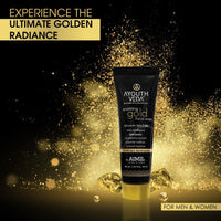 Ayouthveda Sparkling 30 ml Gold Face Wash With 24k Gold & Saffron | Face Wash for Glowing Skin Men and Women | Suitable for Normal & Dry Skin (Pack of 1, 30 Ml)