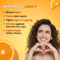 Joy Vitamin C Skin Brightening Face Cream with Kakadu Plum for Brighter Skin in 4 Days | Boosts Glow, Fades Dark Spots, Fights Ageing & Protects from Sun Damage | Oil Free Face Moisturizer - 50ml