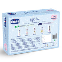 Chicco Baby Moments Essential Set, Gift Set for Babies, 0M+ Blue