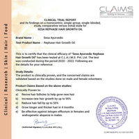 SESA Ayurvedic Rephase 2 Step Hair Oil Growth Kit With 26 Herbs And 6 Essential Oils Promotes Hair Growth Help Reduces Hair Fall With Massager Natural Hair Oil For Women And Men, 100 Ml