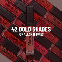 Swiss Beauty Ultra Smooth Matte Lip Liquid Lipstick, Smooth Lip Color, Weightless Finish, Silky Matte Finish, Shade- Passionate Red, 6ml