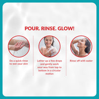 Olivia Body Wash, Skin Energizing Shower Gel With Juicy Pomegranate 250Ml - Free From Paraben, Silicone, Harmful Chemicals