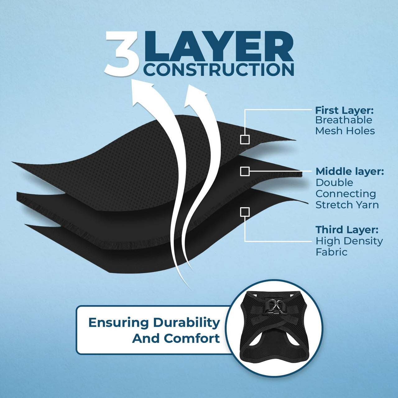 Voyager Step-in Air Cat Harness - All Weather Mesh Step in Vest Harness for Small and Medium Cats by Best Pet Supplies - Harness (Black), XXXS (Chest: 9.5-10.5") Harness (Black) XXXS (Chest: 10 - 11.5" * Fit Cats)