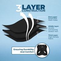 Voyager Step-in Air Dog Harness - All Weather Mesh Step in Vest Harness for Small and Medium Dogs and Cats by Best Pet Supplies - Harness (Black), M (Chest: 16-18