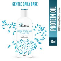 TryOnes Gentle Daily Care Protien Oil Nourish Gentle Protein Oil for Hair Care Advanced Non-Sticky Formula with Nourishing Oils Gentle Care for Ages (60ML)