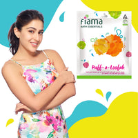 Fiama Bath Essential Puff-a-Loofah, Pack of 1 Body Loofah, Soft, Exfoliated and Energized Skin