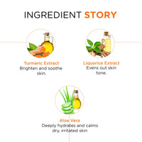 Oshea Herbals Turmericlean Cleansing Milk for Normal to Dry Skin | Deep Cleansing & Hydration | Enriched with Turmeric & Liquorice Extracts | Paraben & Silicone-Free – 120g