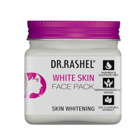 DR.RASHEL White Skin Home Spa Kit, Skin Whitening Set with Scrub, Gel, Cream and Face Pack