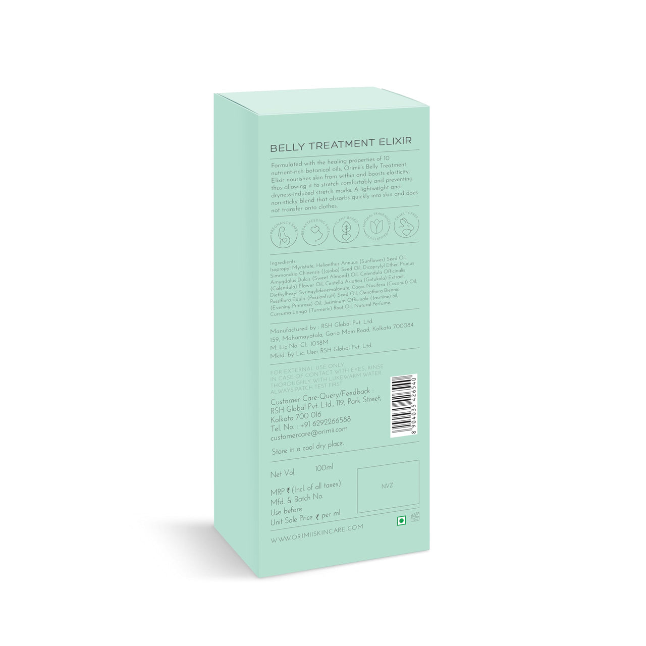 Orimii Happy Belly Stretch Mark Defence Regime For New & Expecting Mothers | Bump Body Butter & Belly Oil Combo For Hydration & Moisturization | Essential Combo For New Moms