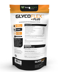 VetriScience GlycoFlex Plus, Clinically Proven Joint Support Cat Supplements - Joint Health Supplement with Glucosamine, Chondroitin, MSM, and DMG - 30 Chews, Fish Flavor Glycoflex Plus Chondroitin