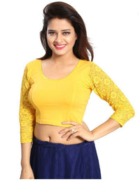 Fressia Fabrics Cotton Bustier Saree Blouse