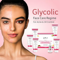 Globus Naturals Pimple Clear Glycolic & 1% Salicylic Acid Face Wash, For Acne & Oil Control, Enriched with Aloe vera & Vitamin E (100ml) (Pack Of 5)