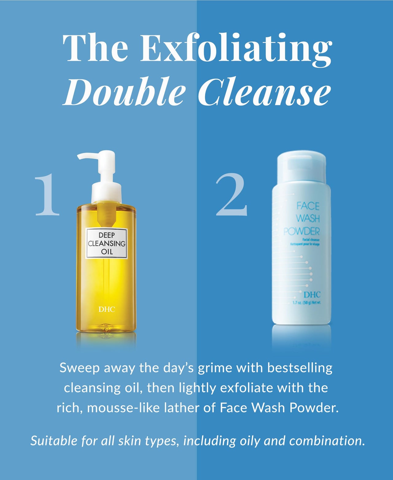DHC Face Wash Powder, For Deep Cleansing & Hydrated skin, Mild Exfoliator & Cleansing Foam for daily use, No added fragrance & colorants 50g