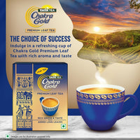 Tata Tea Chakra Gold Premium Leaf Tea| Rich Aroma & Taste | Black Tea With Leaf | 500 gram