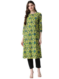 Vaamsi Women's  Cotton Regular Kurta