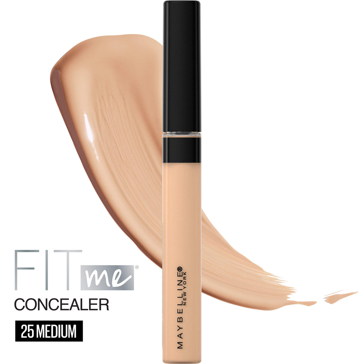 Maybelline New York Fit me Concealer, 30 Honey, 6.8ml and Maybelline New York Fit Me Concealer, 25 Medium, 6.8ml