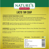 NATURES ESSENCE Caressence Lacto Tan Soap, 75G