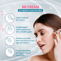 Spawake Face Serum Brightening, 50ml + Moisture Fresh BB cream #02, 15g