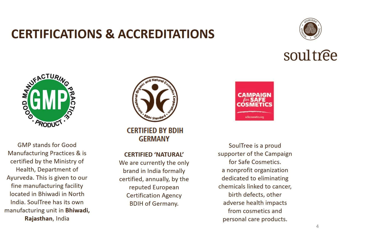 SoulTree Ayurvedic Kajal | Rich Loam Kajal 007 | Brown Shade | Enriched with 100% Organic Ghee, Almond Oil & Camphor | Soothe, Cool & Nourish Eyes | 3gm