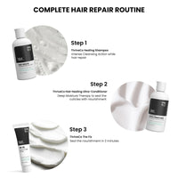 ThriveCo Hair Healing Shampoo, Heals damaged caused by treatment, reduces Frizz & Breakages, with Hyaplex Hair Bonding Tech. For both Men & Women - 250 ml