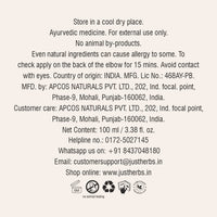 Just Herbs Anti Hairfall Control Kit (Shampoo 100ml+Conditioner100ml) with Goodness of Natural Vitamin E, Bhringraj & Black Onion Seed for Shiny, Smooth Hair - All Hair Types