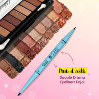 Glam21 Flawless 10 Color Eyeshadow Palette |Long-Lasting | Smudge Free | Long Wearing And Easily Blendable Eye Makeup Palette Matte, Shimmery And Metallic Finish