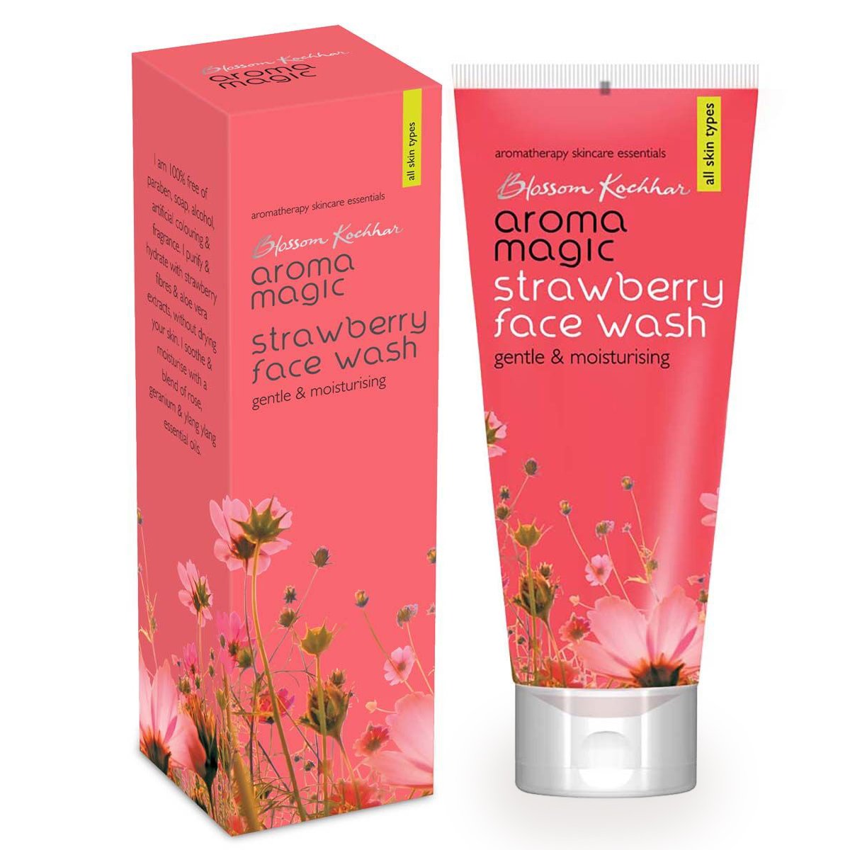 Aroma Magic Sunscreen Sun Block Lotion, Spf 30, 100Ml & Face Wash 100 Ml (Strawberry)
