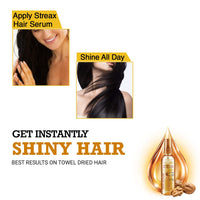 Streax Hair Serum, 100ml and Streax Pro Hair Serum Vita Gloss, 100ml