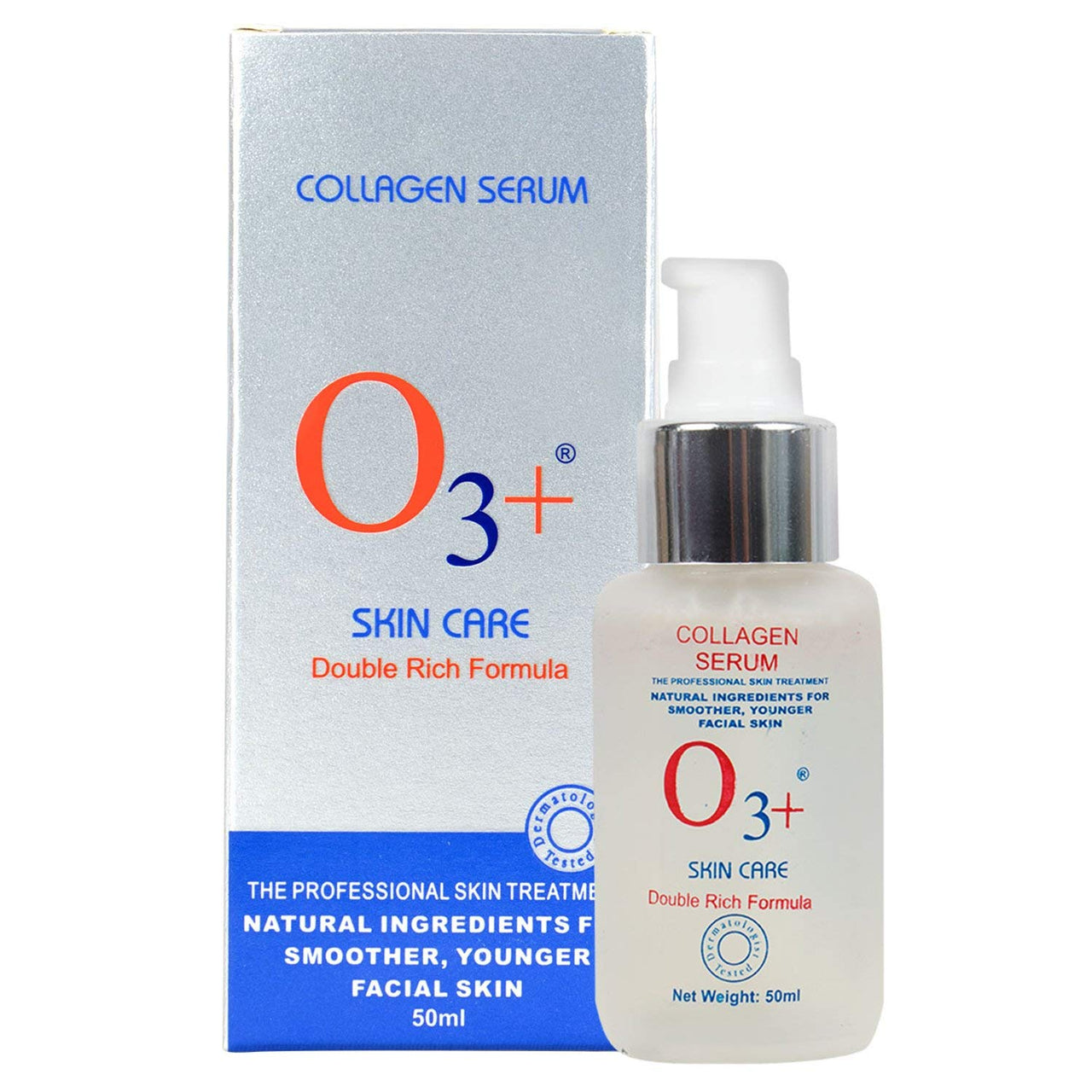 O3+ Collagen Serum To Brighten, Lighten, Tighten, Hydrate and Moisturise Skin and Instantly Smoothen Fine Lines and Wrinkles (50ml)