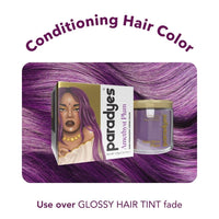 paradyes Top-Up Semi-Permanent Amethyst Plum Diy Conditioner Based Hair Colour, 120 Gm,All,Unscented,1 Count