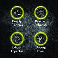 Pond's Men Pollution Out Activated Charcoal Deep Clean Facewash, 100 g