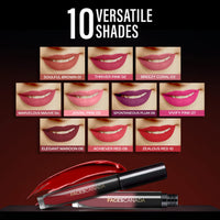 FACES CANADA Comfy Silk Liquid Lipstick - Soulful Brown 01, 3ml | Satin Matte HD Finish | Luxe Comfort | Longlasting | No Dryness | Smooth Texture | Mulberry Oil & Shea Butter For Plump Hydrated Lips