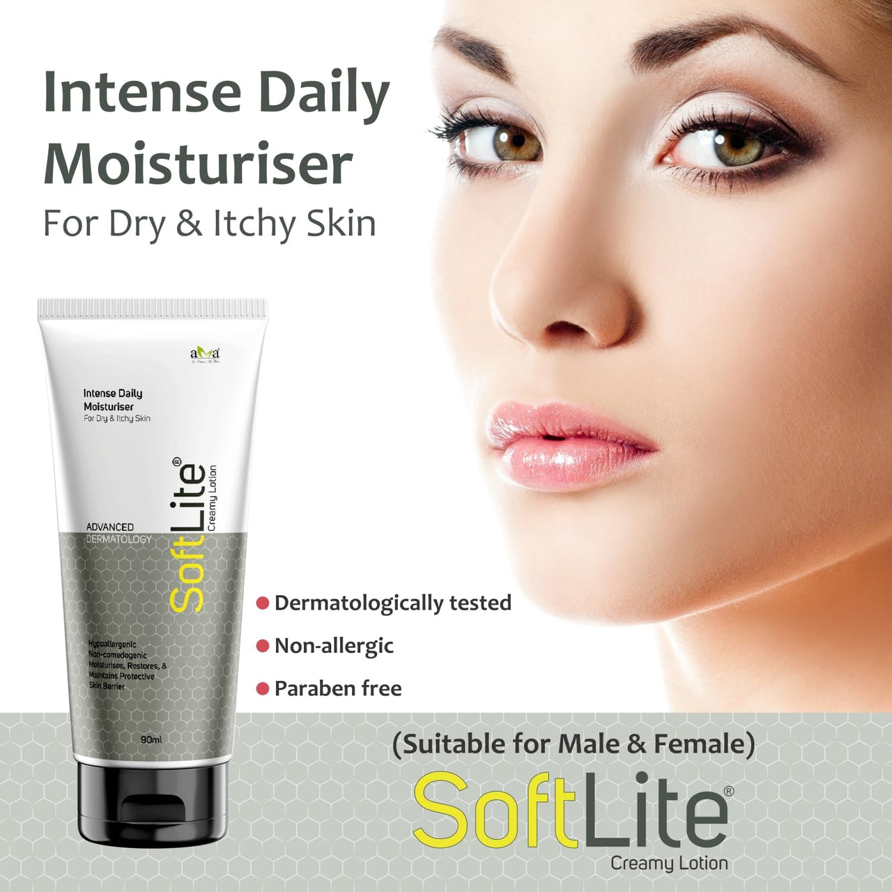 Vegetal Softlite Intense Daily Moisturiser Lotion - 90ml.