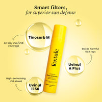 Foxtale SPF 70 Niacinamide Dewy Sunscreen with PA++++ For Dewy Sun Protection | Prevents Tan | Lightenweight, Non Greasy, No White Cast | Anti-Tan Formula | For Men & Women | 50 Ml