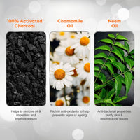 VLCC 7X Ultra Whitening & Brightening Charcoal Peel Off Mask - 100g X 2 | Vitamin E, & Lemon Peel Oil | Deep Cleanses & Reduces Blackheads, & Dark Spots