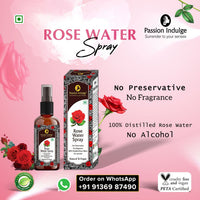 Passion Indulge Natural Papain D10 Face Scrub 200gm & Rose Water For Makeup Remover 200ml Combo Pack For Reduces Tan | Improves Tone & Texture | Remove Dead Skin Cells | All Skin Types With Papaya & Turmeric | Vegan