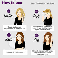 2.Oh! Italian- Caramel Brown Hair Color For Women & Men | Ammonia-Free DIY Semi Permanent Hair Color | Enriched with Argan Oil | Lasts upto 4-5 Washes | Pack of 2