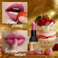 FACES CANADA Comfy Matte Velvet Touch Lipstick - Strawberry Shortcake 10, 4.2g | Velvety Matte Finish | 8HR Longstay | Intense Colour | Hydrating Lips | Smooth Application