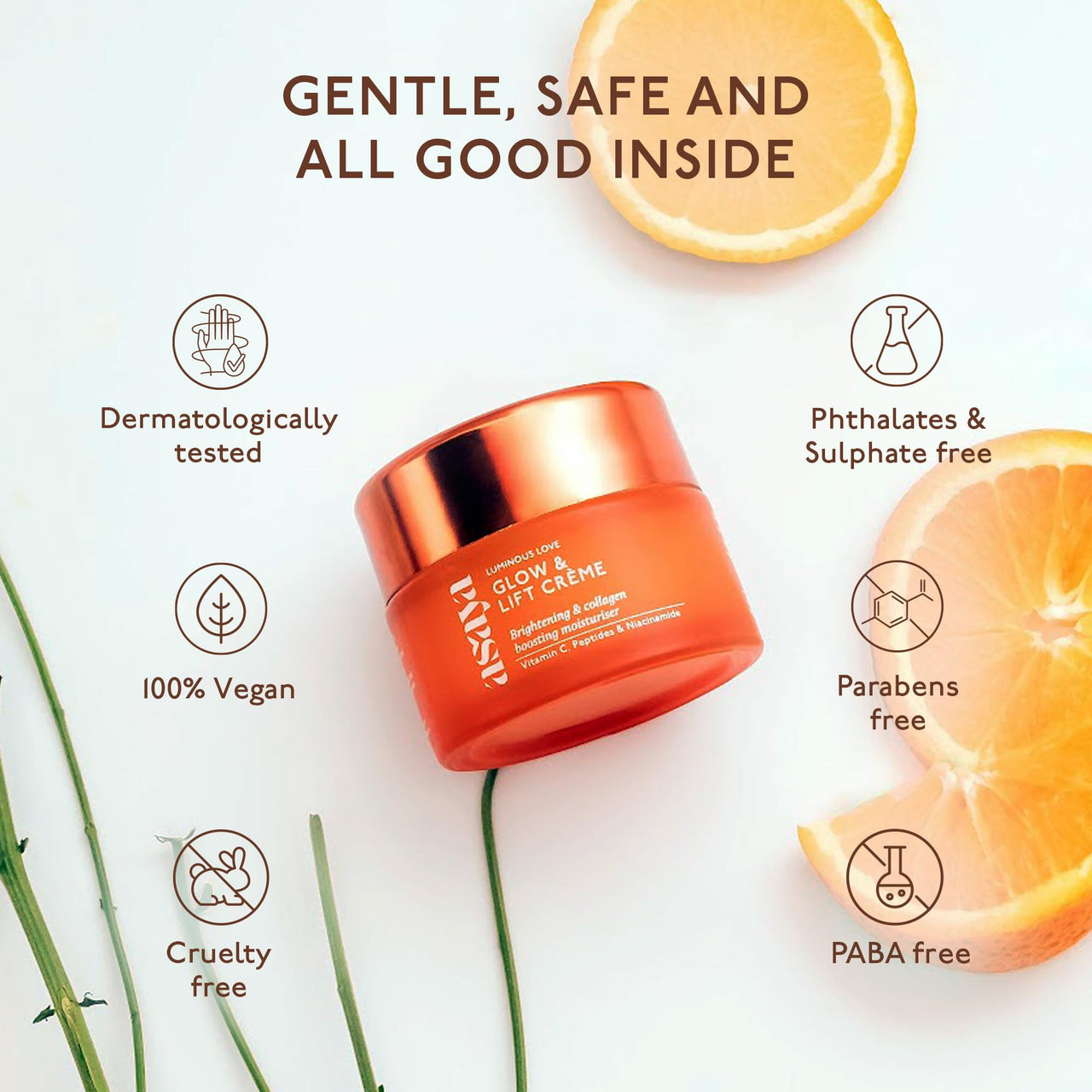 Asaya Vitamin C Moisturizer | Hydrating & Brightening Face Cream | With Niacinamide, Peptides & Hyaluronic Acid | Boosts Collagen, Firms Skin & Reduces Fine Lines | Evens Skin Tone & Fades Dark Spots | Lightweight, Non-Greasy & Fast Absorbing | For Barrie